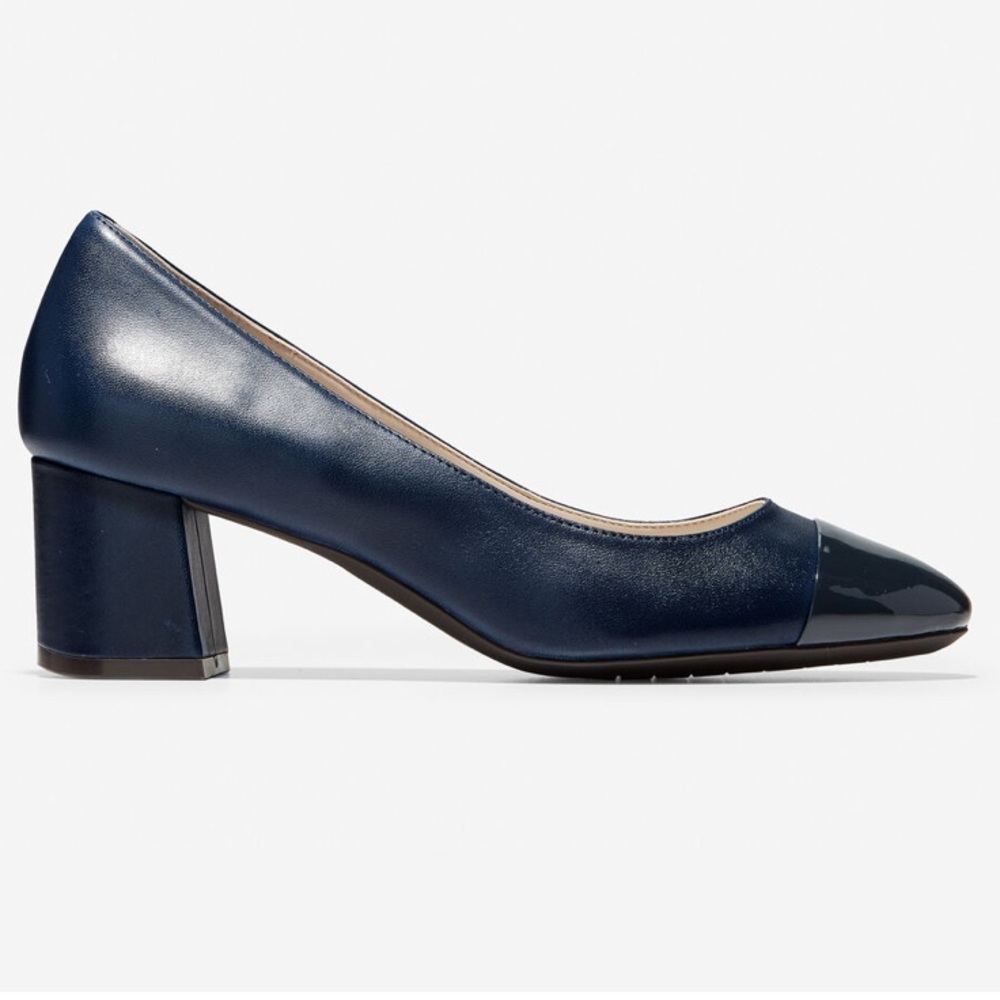 Cole Haan Navy Blue Dawna Grand Pump (55mm)